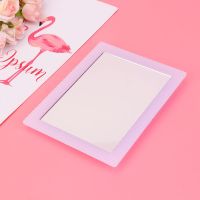 [Chujian home furnishing]  2PCS กระจกแต่งหน้าแบบพกพา Simple Magnetic Sheet Mirror Compact Dressing Mirror Fashion Mirror Clear Household