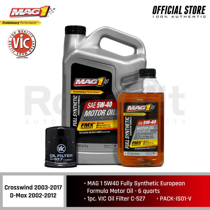 MAG 1 5W40 Fully Synthetic European Formula Car Engine Oil MAG1 PN