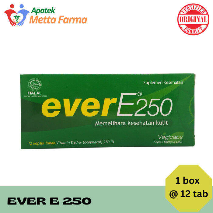 Ever E 250 IU ISI 12 Kapsul Lunak / Vitamin E 250 IU Lazada Indonesia