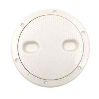 Marine Boat Yacht RV 6 inch Access Hatch Cover Screw Out Deck Plate White