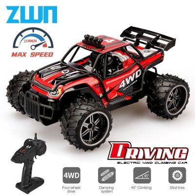 ZWN 1:16 / 1:32 4WD RC Car With LED Lights 2.4G Radio Remote Control Car Drift Off-Road Driftmonster Trucks Toys for Boys