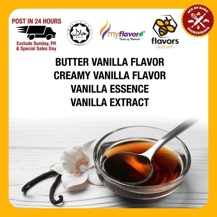 Vanilla Flavor (Butter Vanilla / Creamy Vanilla) / Vanilla Essence ...