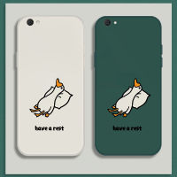 เคสโทรศัพท์ เคส Vivo Y66 Y67 เคสการ์ตูนน่ารักเป็ดเคสซิลิโคนเหลว Flocking ฝาครอบโทรศัพท์ป้องกัน