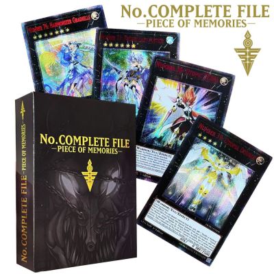 คอลเลกชันการ์ดภาษาอังกฤษ Yugioh 145ชิ้นบัตรตัวเลขไฟล์ที่สมบูรณ์ของการ์ดเทรด YU GI OH ZEXAL XYZ Super Quant Monster เกมของเล่น