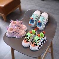 CODhuanglan212 Childrens Single Net Sneakers Girls Dad Shoes Summer New Boys Fashion All-match Casual Running Shoes