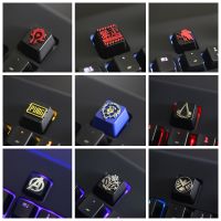 （Miss qis keycap）ปุ่มกดที่กำหนดเองนูนปุ่มกดโลหะผสมสังกะสีสำหรับเกมแป้นพิมพ์กลระดับไฮเอนด์ที่ไม่ซ้ำกัน DIY สำหรับ