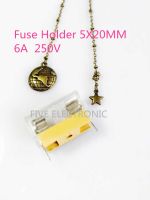 FUSE HOLDER 5X20MM FUSE CASE,6A 250V with transparent lid