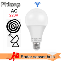 Phlanp 5วัตต์7วัตต์9วัตต์12วัตต์ Ampoule LED เซ็นเซอร์ E27เรดาร์หลอดไฟ85-265โวลต์ Motion Sensor สมาร์ทหลอดไฟ LED อัตโนมัติปิดเปิด5500-7000K