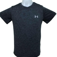 U&amp;A mens sports T-shirt round neck short-sleeved T-shirt ice silk quick-drying casual T-shirt