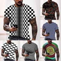 3D Print T-Shirt Casual Crew Neck Fashion Graphic Print Gym Short Sleeve Sports