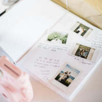 Flower Wedding Guest Book Alternatives,Personalized White Guestbook,Wedding Guestbook Album,Custom Wood Look Printable Guestbook
