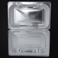 25 PCS Disposable Plastic Hinged Loaf Container Food Fruit Storage Box 18.5 x 12.5 x 7cm Transparent Big / Small (Optional)