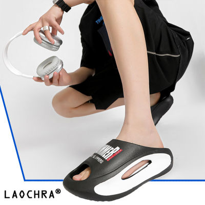 รองเท้าฤดูร้อนใหม่รองเท้า Comfort EVA สำหรับผู้ชายรองเท้าแตะรองเท้าผู้หญิงรองเท้าชุดกีฬาแฟชั่นบุรุษหนากันลื่นแบรนด์ Laochra