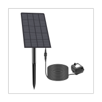 180L/H Solar Power Fountain Pump Water Pump Black Solar Water Pump Plastic for Bird Bath Garden Backyard Pool Solar Powered Water Fountain Pump