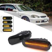 1คู่ Amber LED ด้านหน้า Fender Side Marker Light สำหรับ Honda Civic EK EJ EM 1996-2000 Auto Clearance ไฟโคมไฟ