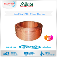 1 Mét Ống Đồng 6 10 - 0.7mm Thái Lan Cho Máy Lạnh 1.0Hp - 1.5 Hp