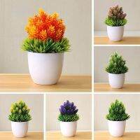 1Pcs 19cm Artificial Potted Office LLiving Room Outdoor Indoor In Pot Garden with Basin