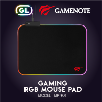 Gamenote Gaming mouse pad RGB Soft Cloth RGB Mouse Pad เกมมิ่งเม้าส์ แผ่นรองเมาส์เกมมิ่ง แบบสปีด มีไฟ RGB เปลี่ยนสีได้ 7 แบบ ใช้งานได้กับเซ็นเซอร์เมาส์ทุกแบบ