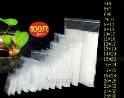 Small Zip Lock Plastic Bags Reclosable Transparent Bag Shoe Bag Vacuum Storage Bag Sanitary Bag Poly Clear Bags Thickness 0.12mm Health Accessories