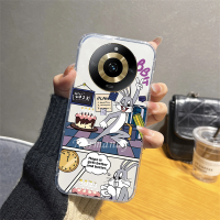 เคสใหม่2023 Realme 11 Pro/ Realme11 Pro + Plus 5G เคสมือถือลายกระต่ายเค้กรูปทรงน่ารักสุดสร้างสรรค์เคส TPU ซิลิโคนแบบนิ่มเคสบางเฉียบป้องกันการตก