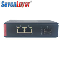 Industrial-grade Ethernet Switch 10/100/1000M Fiber Switches 1SFP 4 RJ45 gigabit Media Converter to Ethernet Network