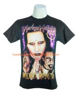 เสื้อวง MARILYN MANSON มาริลีน แมนสัน ไซส์ยุโรป เสื้อยืดวงดนตรีร็อค เสื้อร็อค  PTA1807 สินค้าในประเทศ