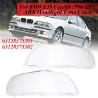 1Pcs Headlight Cover Shell Headlight Glass Lens Automobiles Headlamp Lense Kit 63128375302 for Bmw 5 Series E39 518 520 523 52