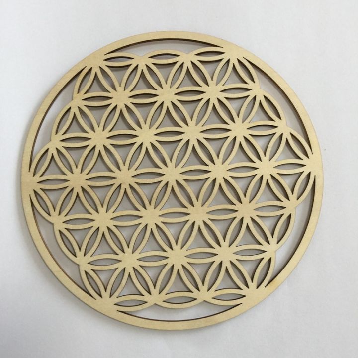 5pcs-flower-of-life-15cm-sacred-geometry-home-decoration-wall-wood-plate