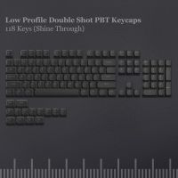 144 Keys Low Profile PBT Keycaps Custom Slim MX Keycap for 60% 65% 75% 100% Gateron Cherry MX Mechanical Switches Gamer Keyboard