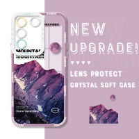 เคสโทรศัพท์มือถือเคสโทรศัพท์คริสตัลกันกระแทกของแท้5G V27 Pro 5G สำหรับคลุมทั้งหมดปลอกอ่อน V27E Vivo เคสมือถือใสเพื่อปกป้องกล้อง