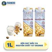 Giao hàng toàn quốc Sữa hạt mắc ca nguyên chất 137 Degree - Hộp 1 Lít