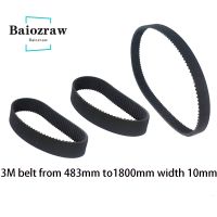 3D Printer HTD 3M Closed Loop Rubber Timing Belt 483 486 603 609 810 1800mm Width 10mm HTD 3M