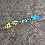 Wifi mức pin đánh dấu xe đề can nhựa Vinyl phía sau xe kính chắn gió nhãn