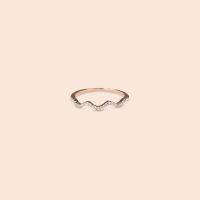 GEMMAPIECE แหวน Thin Wavy Ring