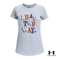 Under Armour UA Girls Lead The Way Confetti Short Sleeve อันเดอร์ อาร์มเมอร์ เสื้อเทรนนิ่ง สำหรับเด็กผู้หญิง