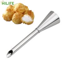 【hot】●ஐ  1PC Bakeware Icing Piping Nozzle Pastry Puffs Injection Russian Syringe Puff