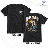 New FashionMountain Climber T-Shirt NEVER GIVE UP PLAN IS BETTER  Distro Outdoor Adventure Hiking Camping Tshirt Mountain Series - A1505 2023