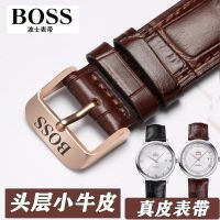 ❀❀ BOSS watch with leather cowhide mens and womens belt chain accessories pin buckle 14 16 20 21 22