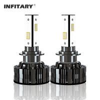 Infitary 4 Side Illuminated H7 H4 Car Led Headlight Bulbs 80W 6500K 16000Lm H11 H13 9005 9006 HB3 HB4 Canbus ICE Auto Head Lamps