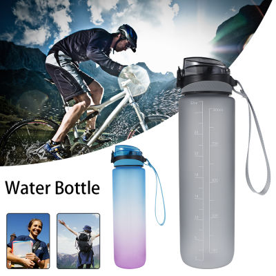 Hot Sports Water Bottle 1000ML Protein Shaker Outdoor Travel Portable Leakproof Drinkware Plastic My Drink Bottle BPA Free