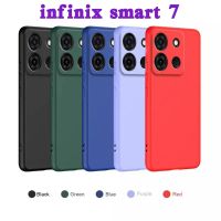 Infinix smart7(พร้อมส่งในไทย)เคสTPU​นิ่ม​สีพาสเทลแบบคลุมกล้องInfinix Smart 7 HD/infinix smart 7/Tecno spark Go 2023ตรงรุ่น