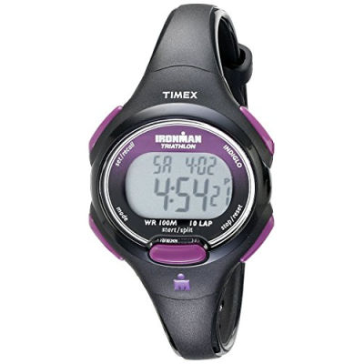 Timex Ironman Essential 10 Mid-Size Watch Black/Purple