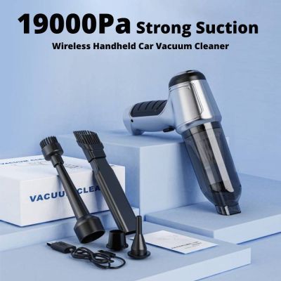 【LZ】✒  19000Pa Wireless Handheld Car Vacuum Cleaner Portable High-power Cordless Vacuum Cleaner for Car Office Strong Suction Vacuum
