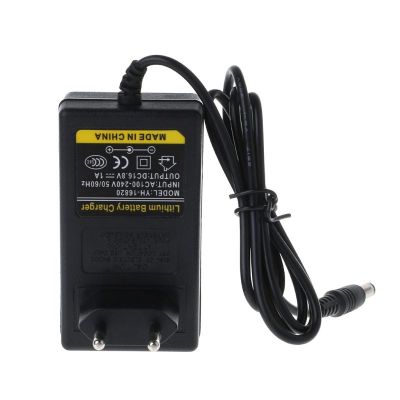 อะแดปเตอร์แปลงไฟเครื่องชาร์จแบตเตอรี่16.8V DC AC AC 1A ลิเธียมอัจฉริยะแบบ Li-On ปลั๊ก EU US