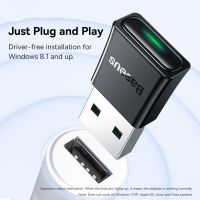 อะแดปเตอร์5.3บลูทูธ BA07ของ ANEA ที่ส่งสัญญาณเสียงตัวรับสัญญาณ USB อะแดปเตอร์ไร้สายแบบ USB หน่วยความจำพกพาฟรีบลูทูธ5.3ดองเกิล USB สำหรับคีย์บอร์ดเมาส์ไร้สาย/ลำโพง