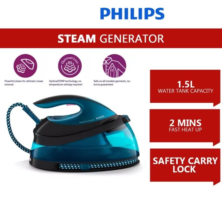 PHILIP STEAM IRON GENERATOR (GC7846) Lazada