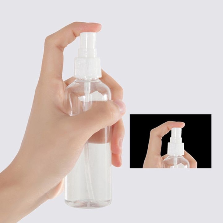 Botol Semprot Kosong Transparan 12 Ukuran 30ml 50ml 100ml Botol