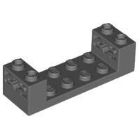 Lego part (ชิ้นส่วนเลโก้) No.65635 Technic, Brick 2 x 6 x 1 1/3 with Axle Holes