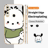 เคสสำหรับหัวเหว่ยโทรศัพท์เคลือบ Pochacco Y6p Y6 Y7 Y7A Y7 Prime P Smart 2021 Enjoy 9E 20 SE Honor Play 8A TPU ฝาหลังด้านข้าง