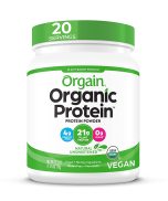 Orgain Organic Plant Based Protein Powder, Natural Unsweetened - 1.59 Pound